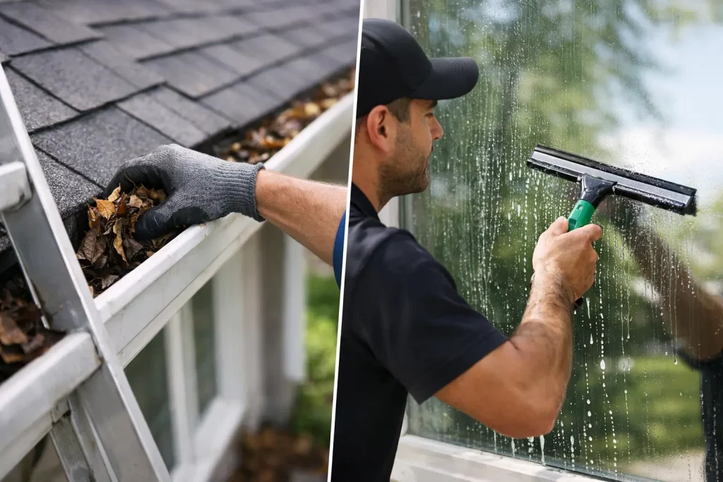 Gutter Cleaning and Window Cleaning Done Right