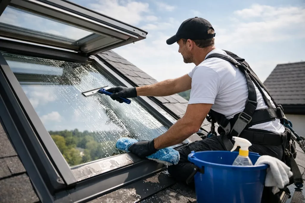 How to Clean Skylight Windows Safely