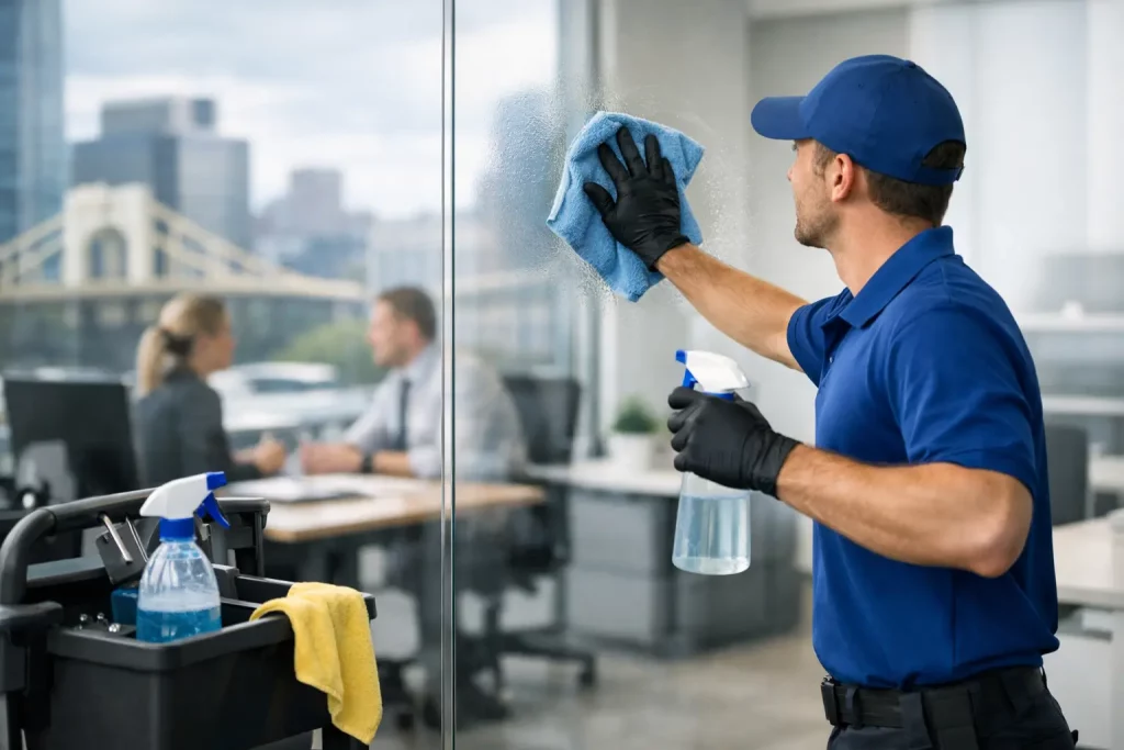 Office Glass Cleaning Checklist for Pittsburgh Teams