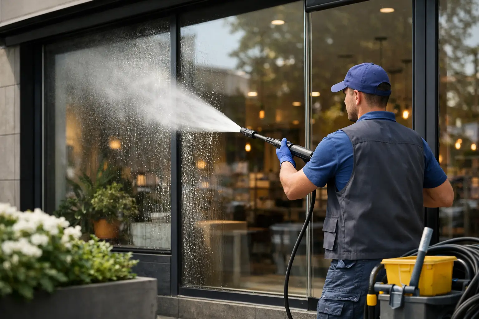 Storefront Cleaning First Impression Example