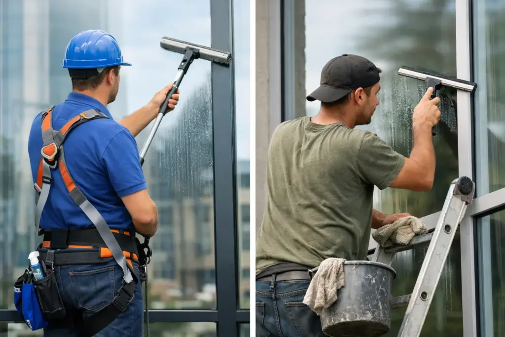 Insured Versus Uninsured Window Cleaners: What to Know