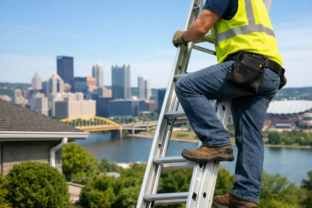 Ladder Safety Tips for Pittsburgh Property Care